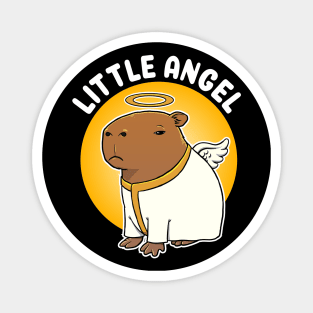 Little Angel Capybara Cartoon Magnet